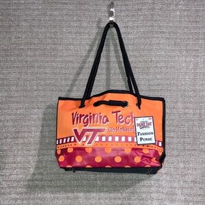 Virginia Tech Hokies VT Handbag Tote Bag Purse Nylon Rope Handle Game Day New